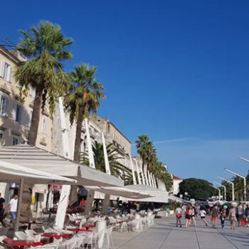 Croatian attractions Split Riva